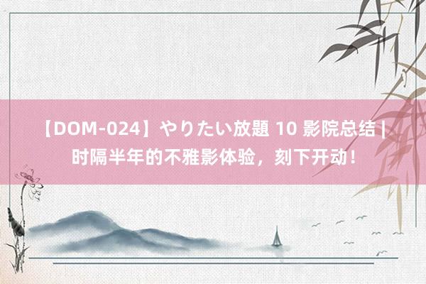 【DOM-024】やりたい放題 10 影院总结 | 时隔半年的不雅影体验，刻下开动！